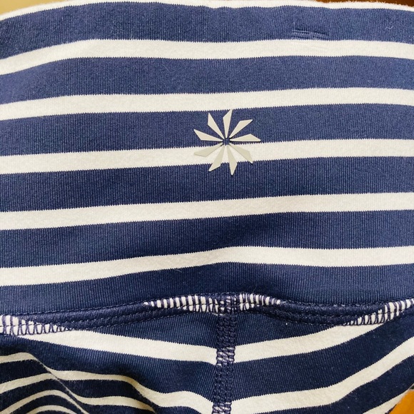 Athleta Striped Chaturanga Capri Crops - Picture 6 of 7